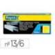 GRAPAS MARCA RAPID 13/6 MM GALVANIZADA CAJA DE 5000 UNIDADES