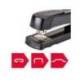 GRAPADORA MARCA REXEL METEOR METALICA CAPACIDAD DE GRAPADO 20 HOJAS USA GRAPAS 24/6 Y 26/6 COLOR NEGRO