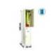 TAQUILLA METALICA MARCA SIMONLOCKER 2 PUERTAS CON CERRADURA RESPIRADERO Y ETIQUETERO GRIS/GRIS 1800X500X300 MM