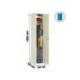 TAQUILLA METALICA MARCA SIMONLOCKER 1 PUERTA CON CERRADURA RESPIRADERO Y ETIQUETERO GRIS/GRIS 1800X500X300 MM