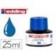 TINTA ROTULADOR EDDING MTK25 CON SISTEMA CAPILAR AZUL FRASCO DE 25 ML