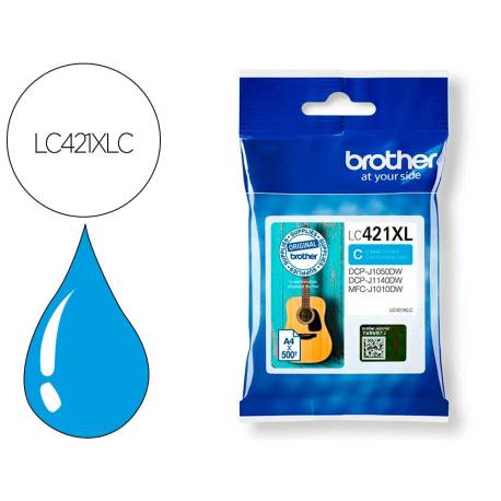 INK-JET BROTHER LC421XLC COLOR CIAN
