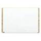 PIZARRA COLOR BLANCA ROCADA GAMA NATURAL LACADA MAGNETICA 115X75 CM