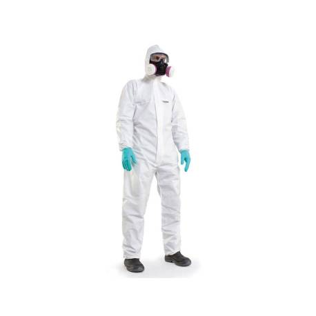 BUZO DE TRABAJO MARCA SAFETOP SKINGARD SAFE CATEGORIA 3 COLOR BLANCO TALLA XL