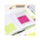BLOC DE NOTAS ADHESIVAS QUITA Y PON MARCA MILAN 76X76 MM REMOVIBLE PLASTICO TRANSLUCIDO ROSA FLUOR 50