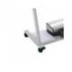MESA ORDENADOR MARCA ROCADA RD-9100 SISTEMA BLOQUEO CON RUEDAS ESTRUCTURA METALICA CON BANDEJA TECLADO EXTRAIBLE
