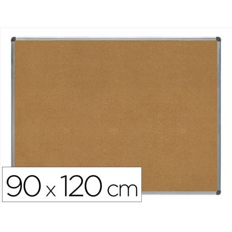 PIZARRA CORCHO MARCA ROCADA MARCO ALUMINIO CON CANTONERAS 90X120 CM