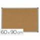 PIZARRA CORCHO MARCA ROCADA MARCO ALUMINIO CON CANTONERAS 60X90 CM