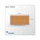 PIZARRA CORCHO MARCA ROCADA MARCO ALUMINIO CON CANTONERAS 60X90 CM