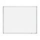 PIZARRA BLANCA MARCA ROCADA LACADA MAGNETICA MARCO ALUMINIO CON CANTONERAS 120X150 CM