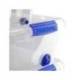 CONTENEDOR PLASTICO MARCA PLASTICFORTE N 5 TRANSPARENTE CON TAPA CAPACIDAD 57 L