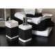 ROLLO ADHESIVO D-C-FIX COLOR NEGRO METAL BRILLO ANCHO 45 CM LARGO 1,5 MT