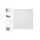 PIZARRA COLOR BLANCA NOBO MODULAR SIN MARCO ACERO MAGNETICA 450X450 MM