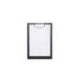 PORTANOTAS MAUL DIN A5 CARTON PLASTIFICADO PVC CON PINZA NEGRO