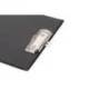 PORTANOTAS MAUL DIN A5 CARTON PLASTIFICADO PVC CON PINZA NEGRO
