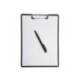 PORTANOTAS MAUL FLEXX DIN A4 POLIPROPILENO CON PINZA NEGRO