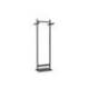 PERCHERO METALICO MAUL SALSA 8 COLGADORES NEGRO 520X1730X400 MM