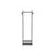 PERCHERO METALICO MAUL SALSA 8 COLGADORES NEGRO 520X1730X400 MM