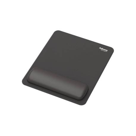 ALFOMBRILLA PARA RATON MARCA FELLOWES CON REPOSAMUÑECAS BREYTA NEGRO 250X210X25 MM
