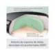 TABURETE MARCA LEITZ ERGO CON ASIENTO TRIANGULAR 5 RUEDAS GIRATORIAS REGULABLE EN ALTURA HASTA 59 CM NEGRO