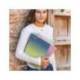 CUADERNO ESPIRAL MARCA MIQUELRIUS DIN A4 80 HOJAS CUADRO 5 MM 90 GR GRADIENT ROSA VERDE MENTA
