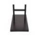 PERCHERO METALICO MAUL RIMA PIE 6 COLGADORES DE MADERA COLOR NEGRO 1840X480X230 MM
