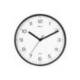 RELOJ MARCA MAUL DRIP DE PARED REDONDO 25 CM DIAMETRO CUARZO MARCO NEGRO