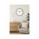 RELOJ MARCA MAUL DRIP DE PARED REDONDO 25 CM DIAMETRO CUARZO MARCO NEGRO