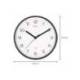 RELOJ MARCA MAUL DRIP DE PARED REDONDO 25 CM DIAMETRO CUARZO MARCO NEGRO