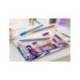 ROTULADOR MARCA FABER CASTELL GOLDFABER AQUA DUAL DOBLE PUNTA FINA/PINCEL CANDY OF GREY CAJA DE 6 UNIDADES