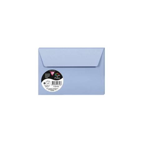 SOBRE MARCA CLAIREFONTAINE POLLEN 114X162 CM 120G AZUL LAVANDA PACK DE 5 UNIDADES