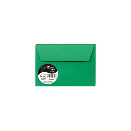 SOBRE MARCA CLAIREFONTAINE POLLEN 114X162 CM 120G VERDE PINO PACK DE 5 UNIDADES