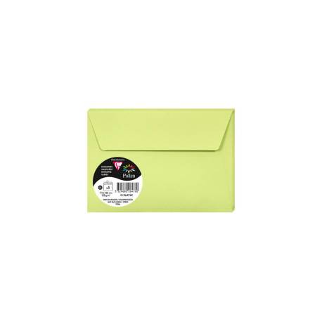 SOBRE MARCA CLAIREFONTAINE POLLEN 114X162 CM 120G VERDE YEMA PACK DE 5 UNIDADES