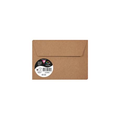 SOBRE MARCA CLAIREFONTAINE POLLEN 114X162 CM 120G KRAFT PACK DE 5 UNIDADES