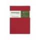 LIBRETA COSIDA MARCA CLAIREFONTAINE 14,8X21 CM 96 HOJAS AGE-BAG LISO ROJO