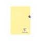 LIBRETA MARCA CLAIREFONTAINE DIN A4 TAPA PLASTICO TRANSLUCIDO FLEXIBLE 48 HOJAS 90 GR CUADRO 5 MM COLORES PASTEL