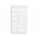 Plantilla Liderpapel rotulacion 1700 letras y numeros 50 mm