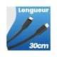 CABLE TNB USB-C A USB-C LONGITUD 0,5 M COLOR NEGRO