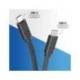 CABLE TNB USB-C A USB-C LONGITUD 0,5 M COLOR NEGRO