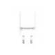 CARGADOR DE PARED TNB GAN 30 W USB-C + USB A BLANCO