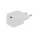 CARGADOR DE PARED TNB GAN 30 W USB-C + USB A BLANCO
