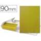 Carpeta de proyectos Liderpapel de carton gomas amarillo 9 cm