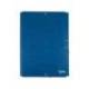 Carpetas de gomas carton forrado Paper Coat Liderpapel Folio azul