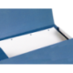 Carpetas de gomas carton forrado Paper Coat Liderpapel Folio azul