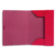 Carpetas de gomas carton forrado Paper Coat Liderpapel Folio rojo