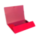 Carpetas de gomas carton forrado Paper Coat Liderpapel Folio rojo