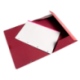 Carpetas de gomas carton forrado Paper Coat Liderpapel Folio rojo