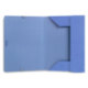 Carpetas de gomas en carton prespan Liderpapel Folio azul 880 g/m2