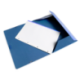 Carpetas de gomas en carton prespan Liderpapel Folio azul 880 g/m2