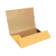 Carpetas de gomas en carton prespan Liderpapel Folio amarillo 880 g/m2